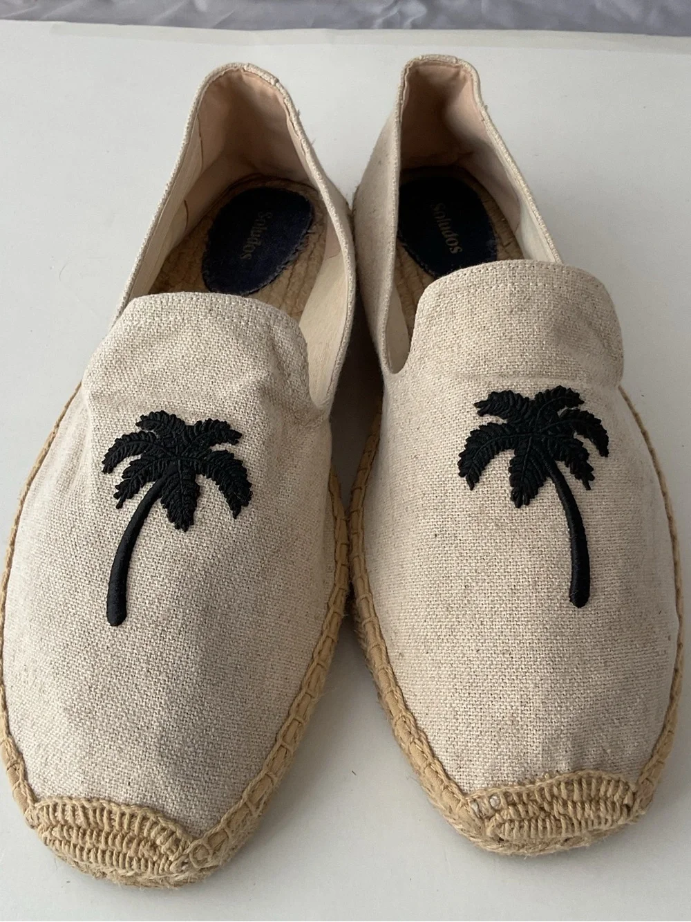 Saludos Smorking Slipper Espadrilles With Palm Tree Men’s Size 13 - 13.5